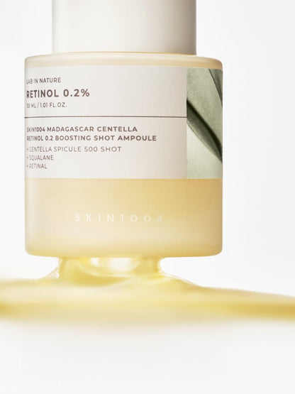 Buy Skin1004 Madagascar Centella Retinol 0.2 Boosting Shot Ampoule 30ml Online in Saudi Arabia - YASHIE SA