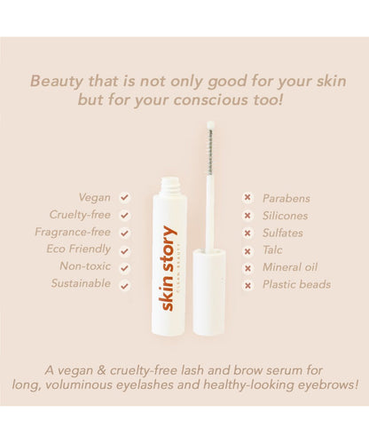 Skin Story Growth Eyebrow and Eyelash serum 