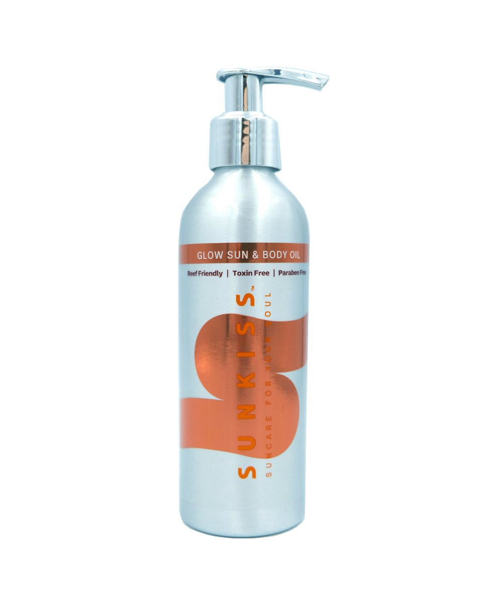 SunKiss Glow Sun & Body Tanning Oil 