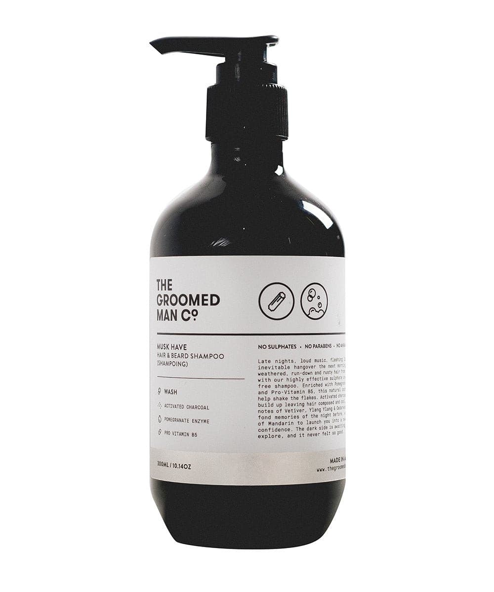 The Groomed Man Co. Musk Have Hair & Beard Shampoo 