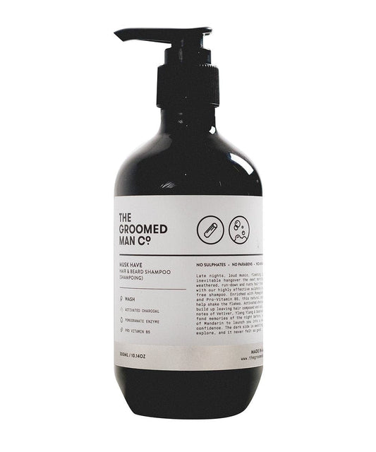 The Groomed Man Co. Musk Have Hair & Beard Shampoo 