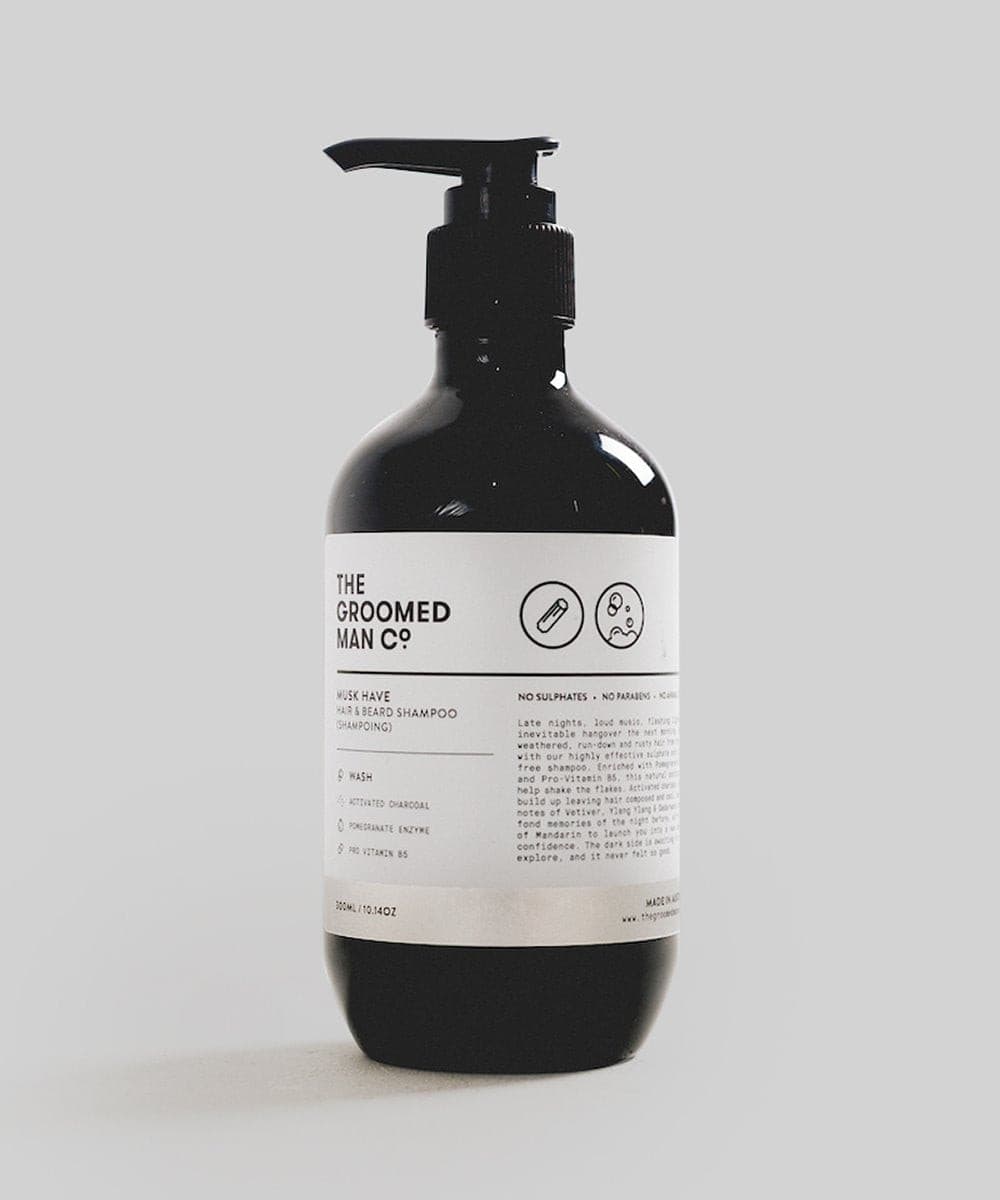 The Groomed Man Co. Musk Have Hair & Beard Shampoo 