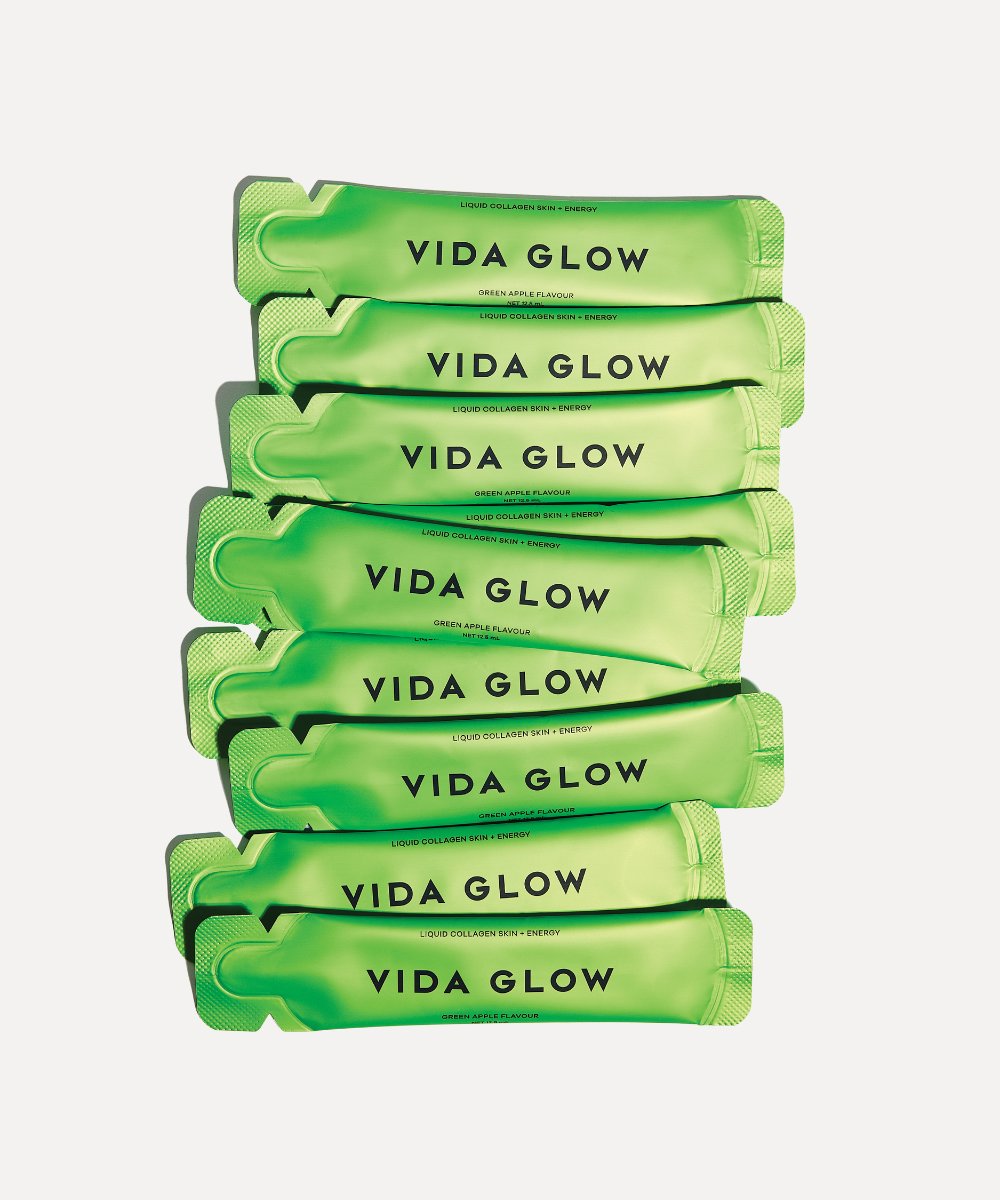 Vida Glow Liquid Collagen Skin + Energy Green Apple 