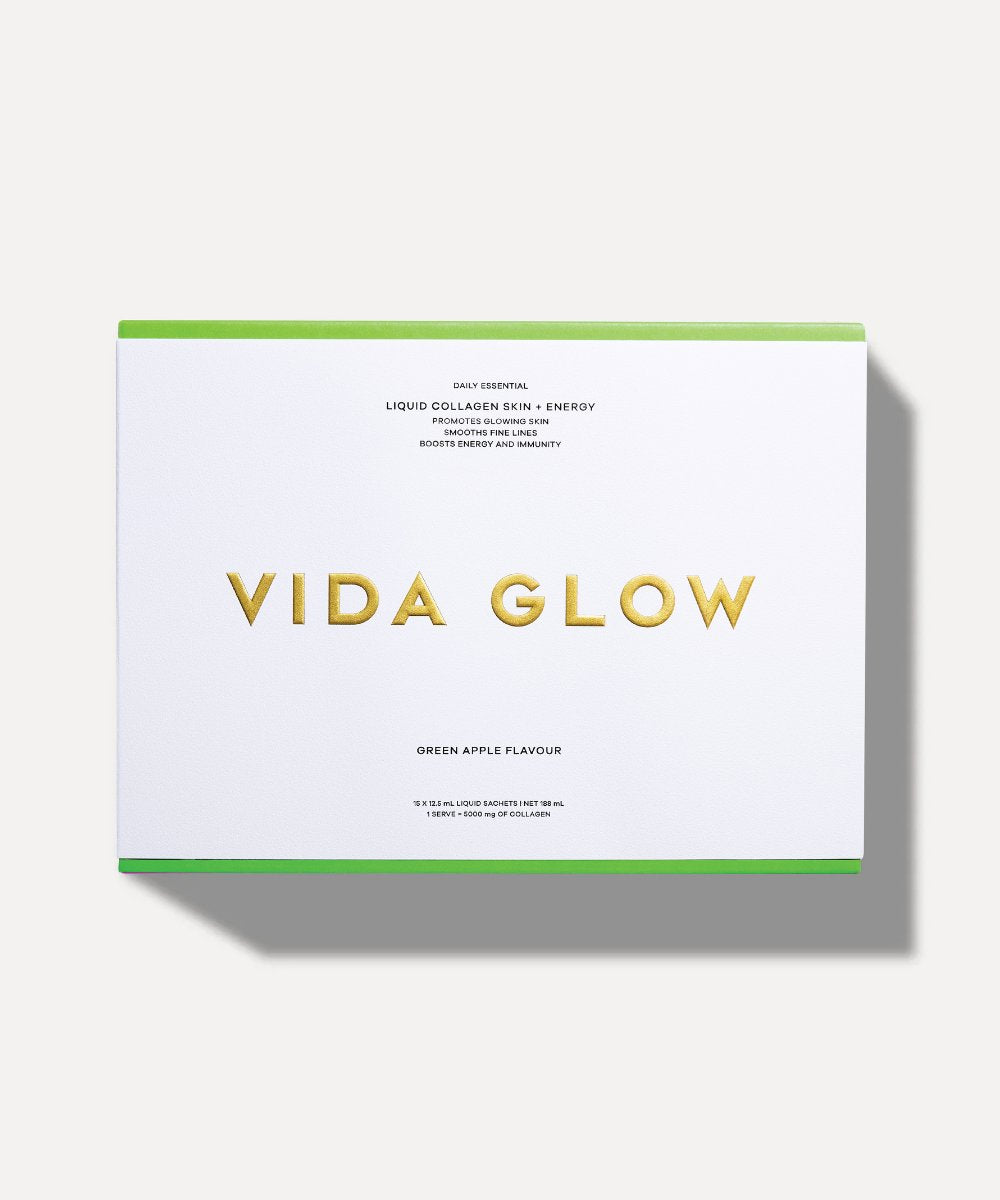 Vida Glow Liquid Collagen Skin + Energy Green Apple 