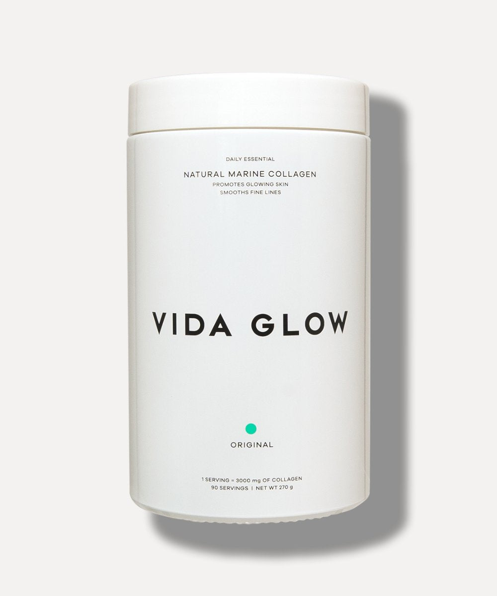 Vida Glow Natural Marine Collagen Powder Jar 