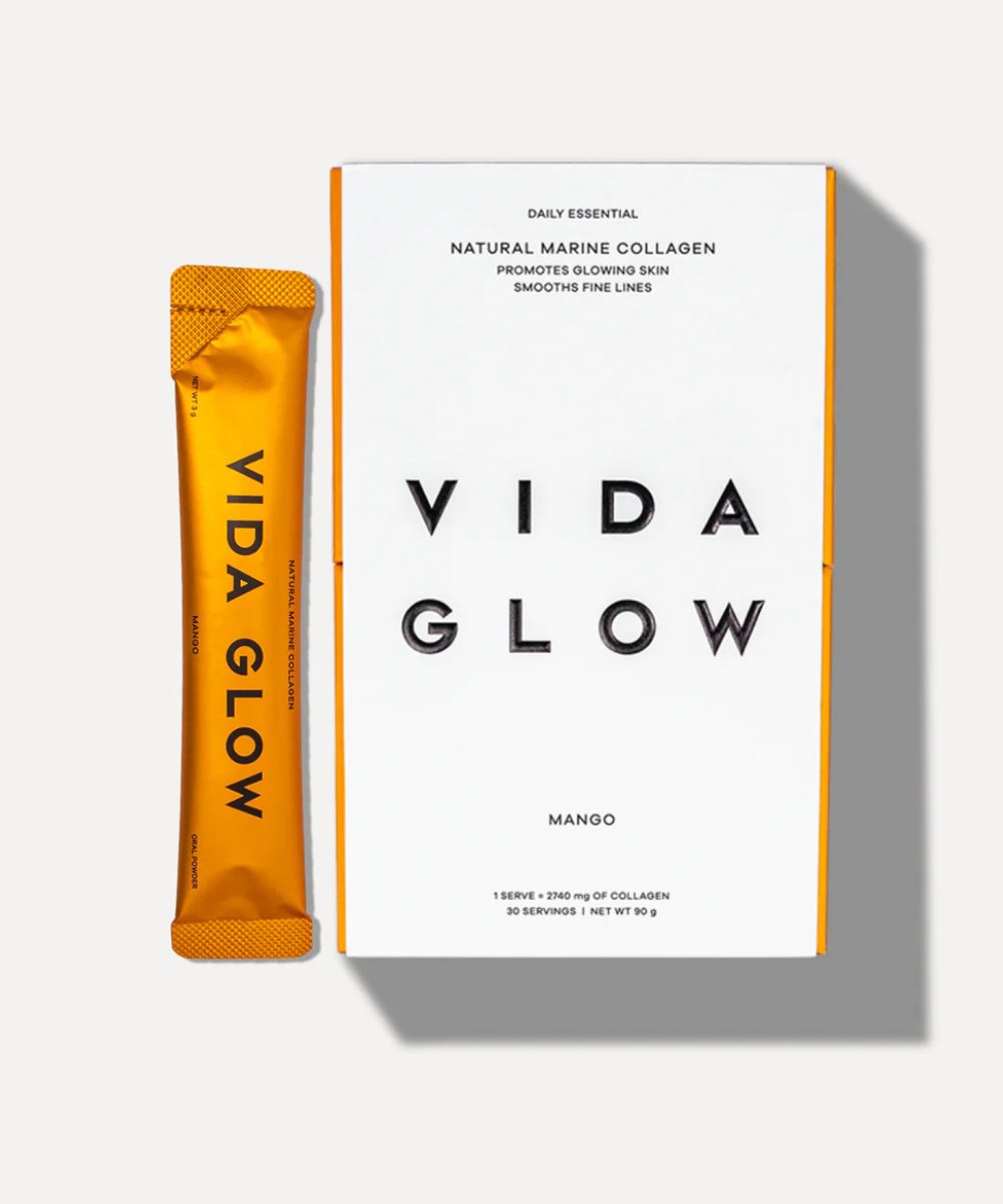 Vida Glow Natural Marine Collagen Sachets Mango 