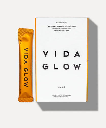 Vida Glow Natural Marine Collagen Sachets Mango 