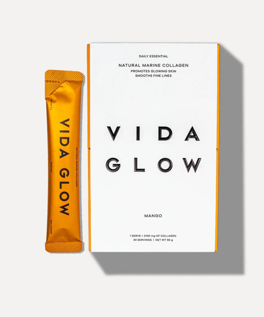 Vida Glow Natural Marine Collagen Sachets Mango 