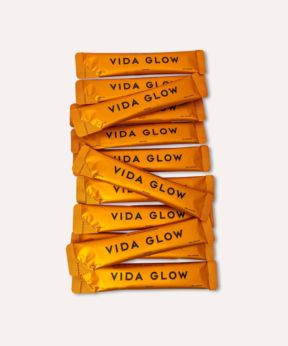Vida Glow Natural Marine Collagen Sachets Mango 