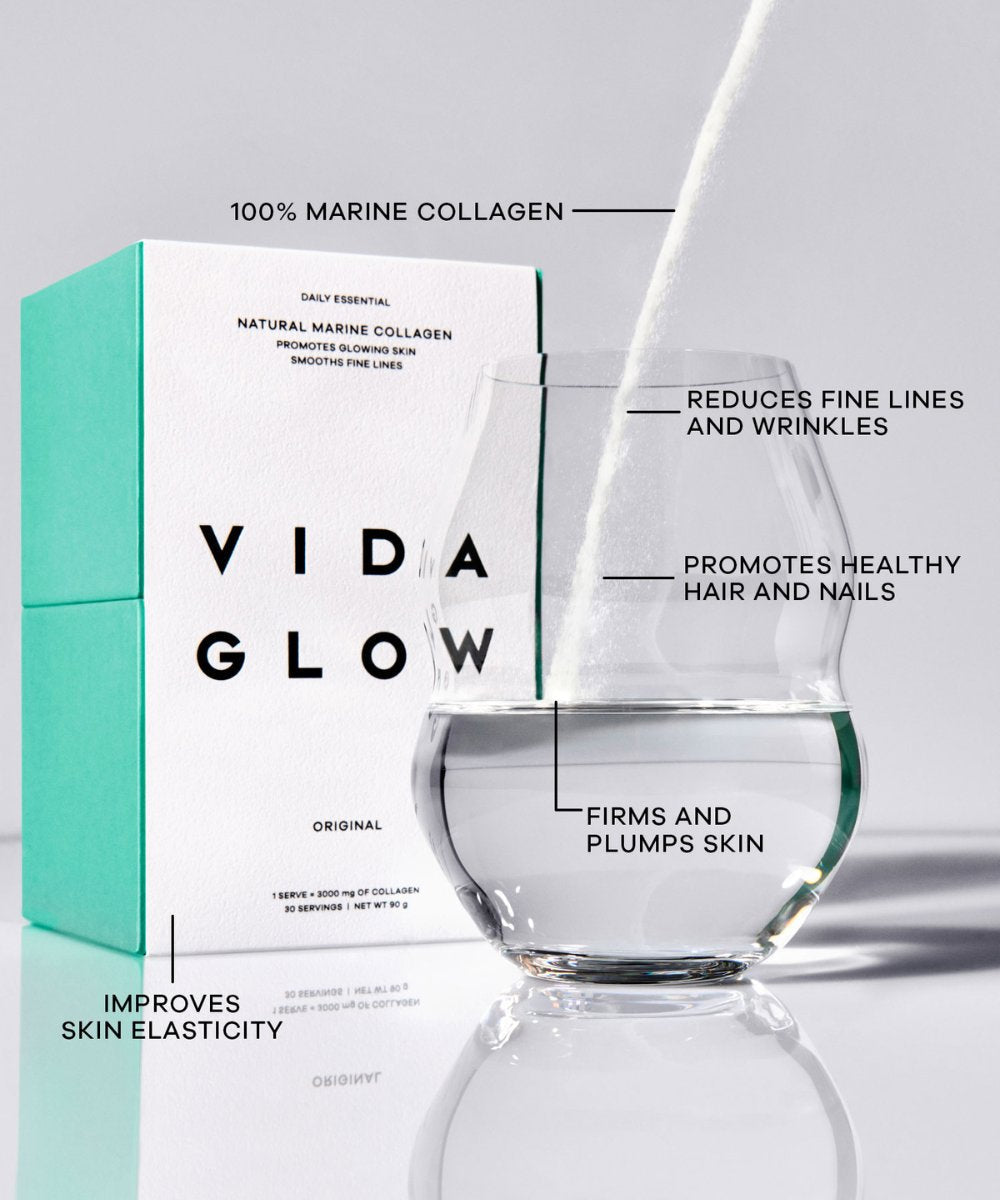 Vida Glow Natural Marine Collagen Sachets Original 